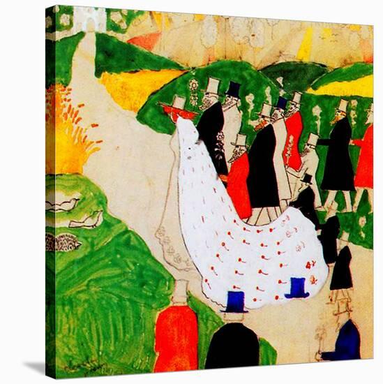 The Wedding, 1907-Kasimir Malevich-Stretched Canvas