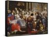 The Wedding at Cana, C.1686-Giuseppe Maria Crespi-Framed Stretched Canvas