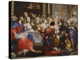 The Wedding at Cana, C.1686-Giuseppe Maria Crespi-Stretched Canvas