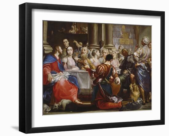 The Wedding at Cana, C.1686-Giuseppe Maria Crespi-Framed Giclee Print