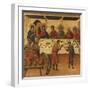 The Wedding at Cana, Detail of Tile from Episodes from Christ's Passion and Resurrection-Duccio Di buoninsegna-Framed Giclee Print