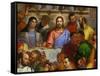 The Wedding at Cana, from the Benedictine Convent of San Giorgio Maggiore, Venice-Paolo Veronese-Framed Stretched Canvas