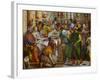 The Wedding at Cana, from the Benedictine Convent of San Giorgio Maggiore, Venice-Paolo Veronese-Framed Giclee Print