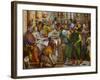 The Wedding at Cana, from the Benedictine Convent of San Giorgio Maggiore, Venice-Paolo Veronese-Framed Giclee Print