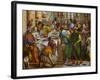 The Wedding at Cana, from the Benedictine Convent of San Giorgio Maggiore, Venice-Paolo Veronese-Framed Giclee Print