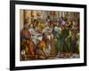 The Wedding at Cana, from the Benedictine Convent of San Giorgio Maggiore, Venice-Paolo Veronese-Framed Giclee Print