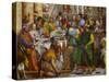 The Wedding at Cana, from the Benedictine Convent of San Giorgio Maggiore, Venice-Paolo Veronese-Stretched Canvas