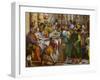 The Wedding at Cana, from the Benedictine Convent of San Giorgio Maggiore, Venice-Paolo Veronese-Framed Giclee Print