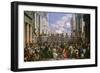 The Wedding at Cana, Painted 1562-63-Paolo Veronese-Framed Giclee Print