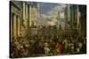 The Wedding at Cana, Photograph Before Restoration-Paolo Veronese-Stretched Canvas