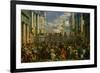 The Wedding at Cana, Photograph Before Restoration-Paolo Veronese-Framed Giclee Print