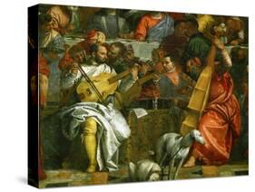 The Wedding at Cana, Photograph Before Restoration-Paolo Veronese-Stretched Canvas