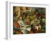 The Wedding at Cana, Photograph Before Restoration-Paolo Veronese-Framed Giclee Print