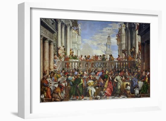 The Wedding at Cana (Post-Restoration)-Paolo Veronese-Framed Giclee Print