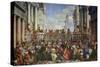 The Wedding at Cana (Post-Restoration)-Paolo Veronese-Stretched Canvas