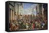 The Wedding at Cana (Post-Restoration)-Paolo Veronese-Framed Stretched Canvas
