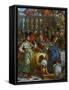 The Wedding at Cana, Servants Pouring the Water, Miraculously Changed into Wine-Paolo Veronese-Framed Stretched Canvas