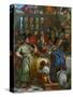 The Wedding at Cana, Servants Pouring the Water, Miraculously Changed into Wine-Paolo Veronese-Stretched Canvas
