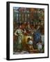 The Wedding at Cana, Servants Pouring the Water, Miraculously Changed into Wine-Paolo Veronese-Framed Giclee Print