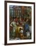 The Wedding at Cana, Servants Pouring the Water, Miraculously Changed into Wine-Paolo Veronese-Framed Giclee Print