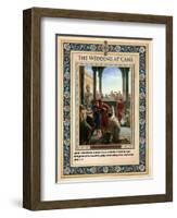 The Wedding at Cana: Turning Water into Wine-Carl Bloch-Framed Giclee Print