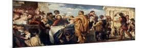 The Wedding at Cana, Where Jesus Turned Water into Wine-null-Mounted Premium Giclee Print