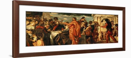 The Wedding at Cana (With Veronese's Self-Portrait)-Paolo Veronese-Framed Giclee Print