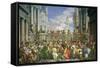 The Wedding at Cana-Paolo Veronese-Framed Stretched Canvas