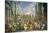 The Wedding at Cana-Paolo Veronese-Stretched Canvas