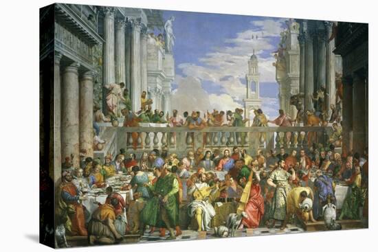 The Wedding at Cana-Paolo Veronese-Stretched Canvas