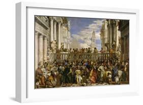 The Wedding at Cana-Paolo Veronese-Framed Giclee Print