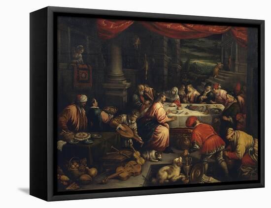 The Wedding at Cana-Leandro Bassano-Framed Stretched Canvas