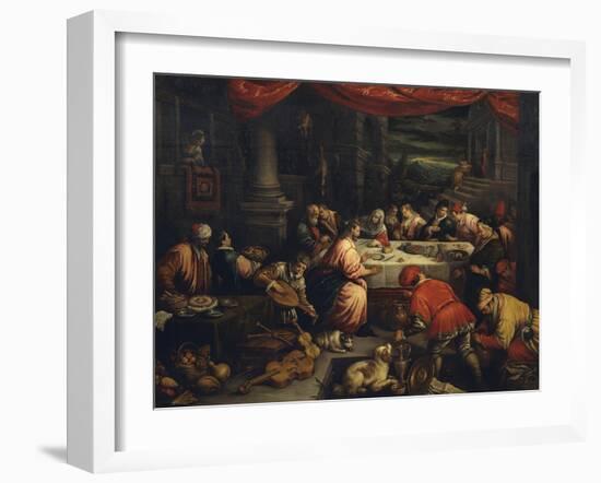 The Wedding at Cana-Leandro Bassano-Framed Giclee Print