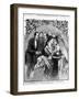 The Wedding at the White House Illustration-null-Framed Giclee Print