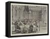 The Wedding Breakfast at Buckingham Palace-null-Framed Stretched Canvas