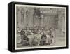 The Wedding Breakfast at Buckingham Palace-null-Framed Stretched Canvas