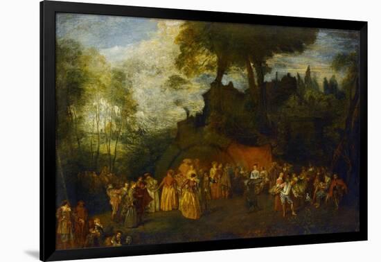 The Wedding, C.1712-16-Jean Antoine Watteau-Framed Giclee Print