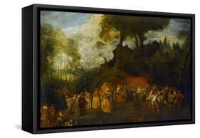 The Wedding, C.1712-16-Jean Antoine Watteau-Framed Stretched Canvas