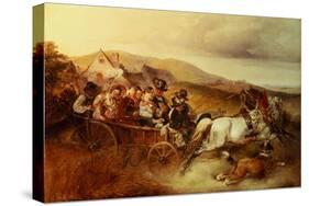 The Wedding Cart-Karl Schindler-Stretched Canvas