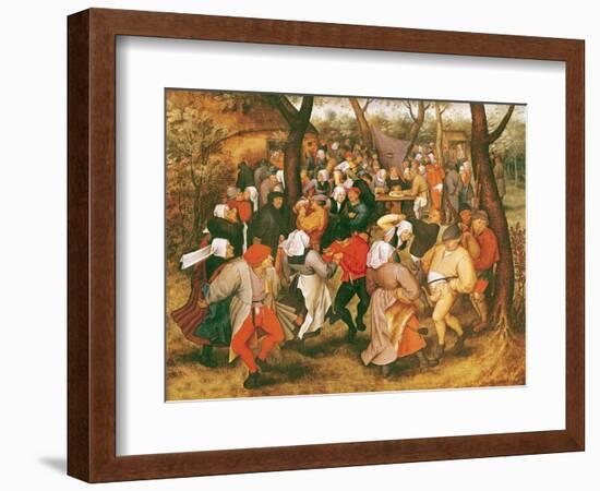 The Wedding Dance, 1607-Pieter Brueghel the Younger-Framed Giclee Print