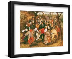 The Wedding Dance, 1607-Pieter Brueghel the Younger-Framed Giclee Print