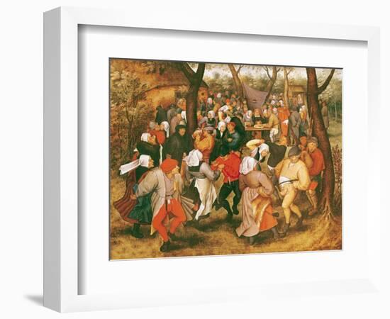 The Wedding Dance, 1607-Pieter Brueghel the Younger-Framed Giclee Print