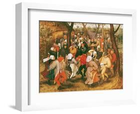 The Wedding Dance, 1607-Pieter Brueghel the Younger-Framed Giclee Print