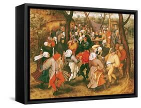 The Wedding Dance, 1607-Pieter Brueghel the Younger-Framed Stretched Canvas