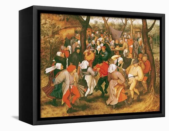 The Wedding Dance, 1607-Pieter Brueghel the Younger-Framed Stretched Canvas