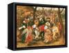 The Wedding Dance, 1607-Pieter Brueghel the Younger-Framed Stretched Canvas