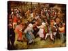 The Wedding Dance, C.1566 (Oil on Panel)-Pieter Bruegel the Elder-Stretched Canvas