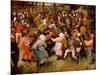 The Wedding Dance, C.1566 (Oil on Panel)-Pieter Bruegel the Elder-Mounted Giclee Print