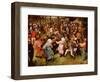 The Wedding Dance, C.1566 (Oil on Panel)-Pieter Bruegel the Elder-Framed Premium Giclee Print