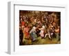 The Wedding Dance, C.1566 (Oil on Panel)-Pieter Bruegel the Elder-Framed Premium Giclee Print